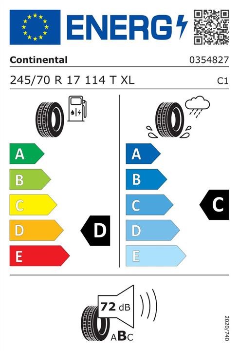 Купити Continental 0354827 за низькою ціною в Україні!