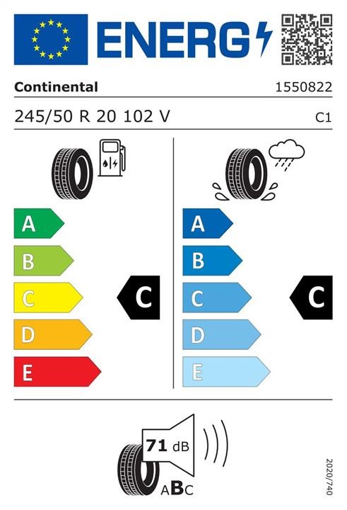 Купити Continental 1550822 за низькою ціною в Україні!