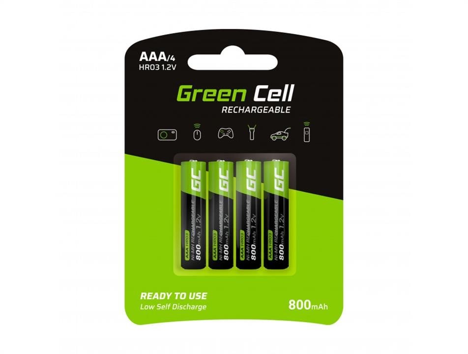 Green Cell GR04 Акумуляторні батареї 4x AAA HR03 800mAh GR04: Приваблива ціна - Купити в Україні на EXIST.UA!