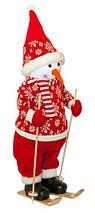 Фігурка новорічна &quot;Веселий червоний сніговик&quot;, 82 см Time Eco 4820211100438