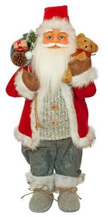 Time Eco 4820211100421 Фігурка новорічна "Санта Клаус", 61 см 4820211100421: Купити в Україні - Добра ціна на EXIST.UA!