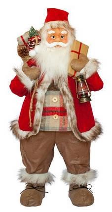 Time Eco 4820211100414 Фігурка новорічна "Санта Клаус", 81 см 4820211100414: Купити в Україні - Добра ціна на EXIST.UA!