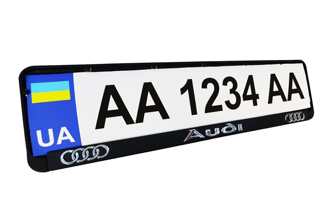 Poputchik 24-001 Рамка номерного знаку AUDI 24001: Купити в Україні - Добра ціна на EXIST.UA!