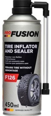 PROFUSION F126 Герметик коліс ProFusion Tire Inflator&Sealer, 450 мл F126: Купити в Україні - Добра ціна на EXIST.UA!