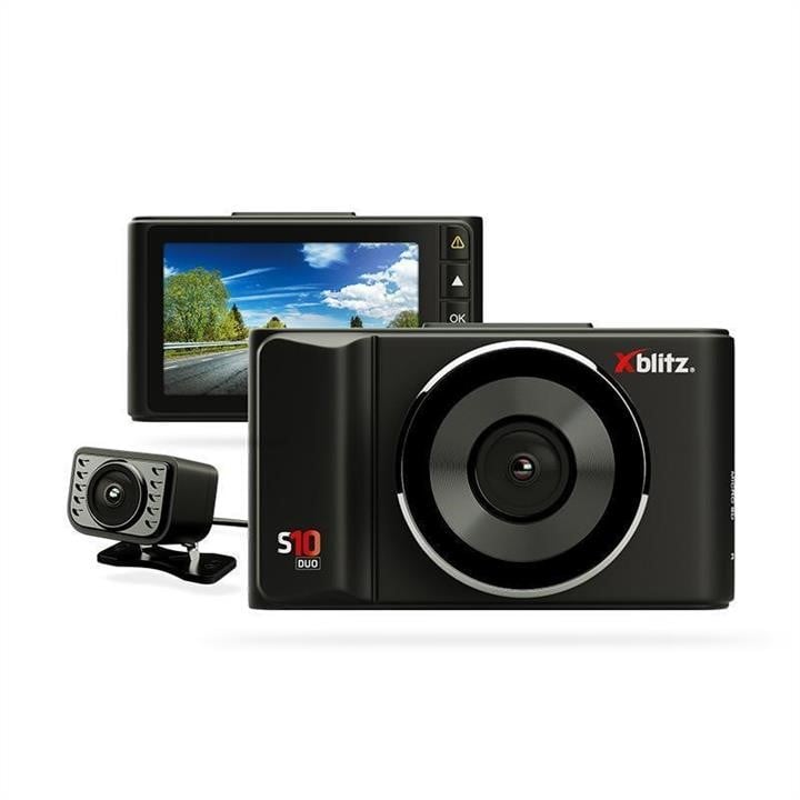 Xblitz S10 DUO Подвійна автомобільна камера FHD Xblitz S10 duo S10DUO: Приваблива ціна - Купити в Україні на EXIST.UA!