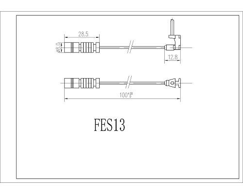 FI.BA filter FES13 Датчик зносу гальмівних колодок FES13: Купити в Україні - Добра ціна на EXIST.UA!