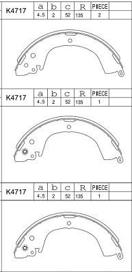 Asimco K4717 Колодки гальмівні барабанні, комплект K4717: Купити в Україні - Добра ціна на EXIST.UA!