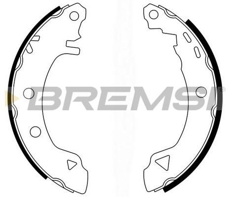 Bremsi GF0418L Колодки гальмівні барабанні, комплект GF0418L: Купити в Україні - Добра ціна на EXIST.UA!