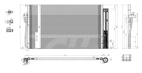 Hart 606 061 Конденсатор, система кондиціонування повітря 606061: Приваблива ціна - Купити в Україні на EXIST.UA!