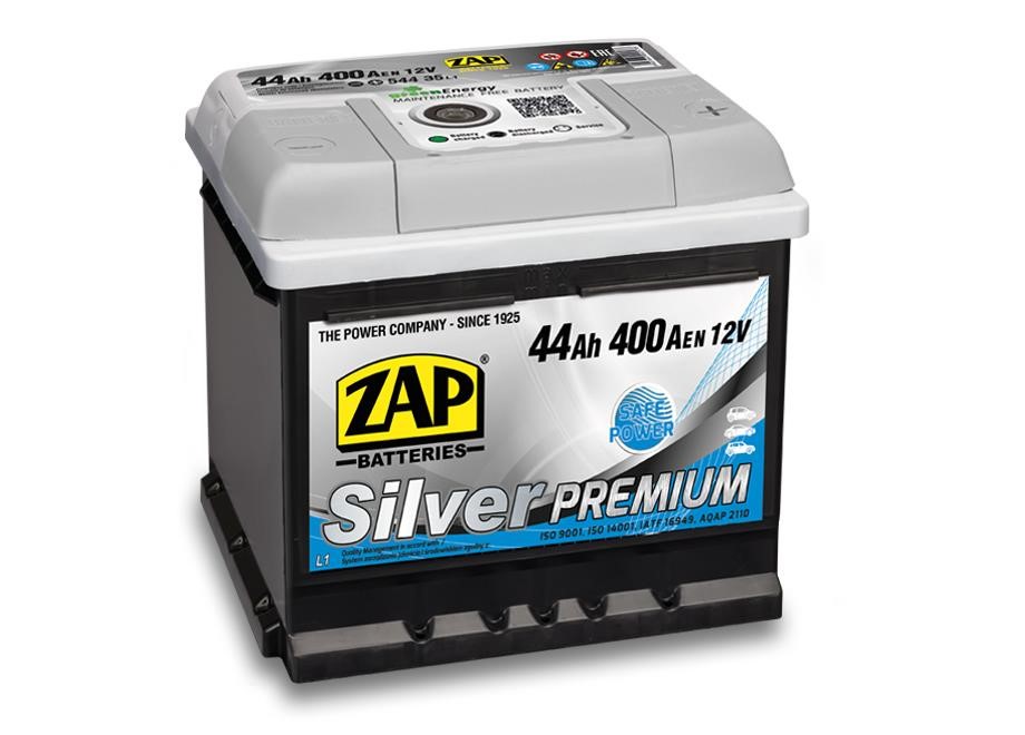 ZAP 544 35 Акумулятор ZAP Silver Premium 12В 44Ач 400(EN) R+ 54435: Купити в Україні - Добра ціна на EXIST.UA!