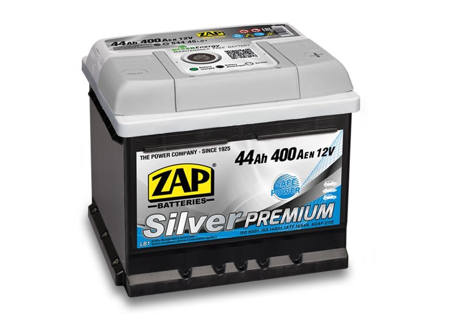 ZAP 544 45 Акумулятор ZAP Silver Premium 12В 44Ач 400(EN) R+ 54445: Купити в Україні - Добра ціна на EXIST.UA!