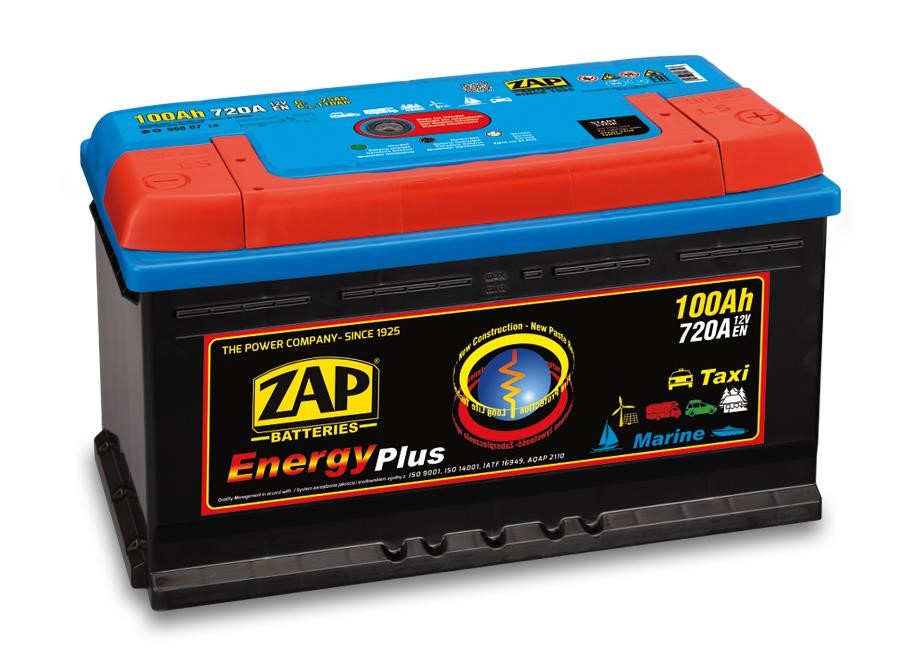 ZAP 960 07 Акумулятор ZAP Energy Plus 12В 100Ач 720(EN) R+ 96007: Купити в Україні - Добра ціна на EXIST.UA!
