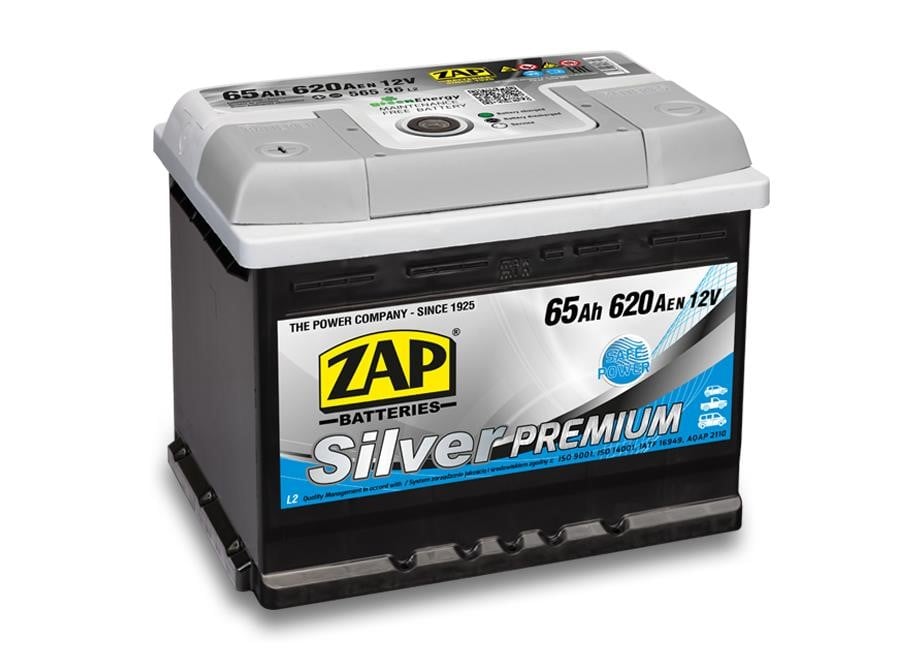 ZAP 565 36 Акумулятор ZAP Silver Premium 12В 65Ач 620(EN) R+ 56536: Купити в Україні - Добра ціна на EXIST.UA!