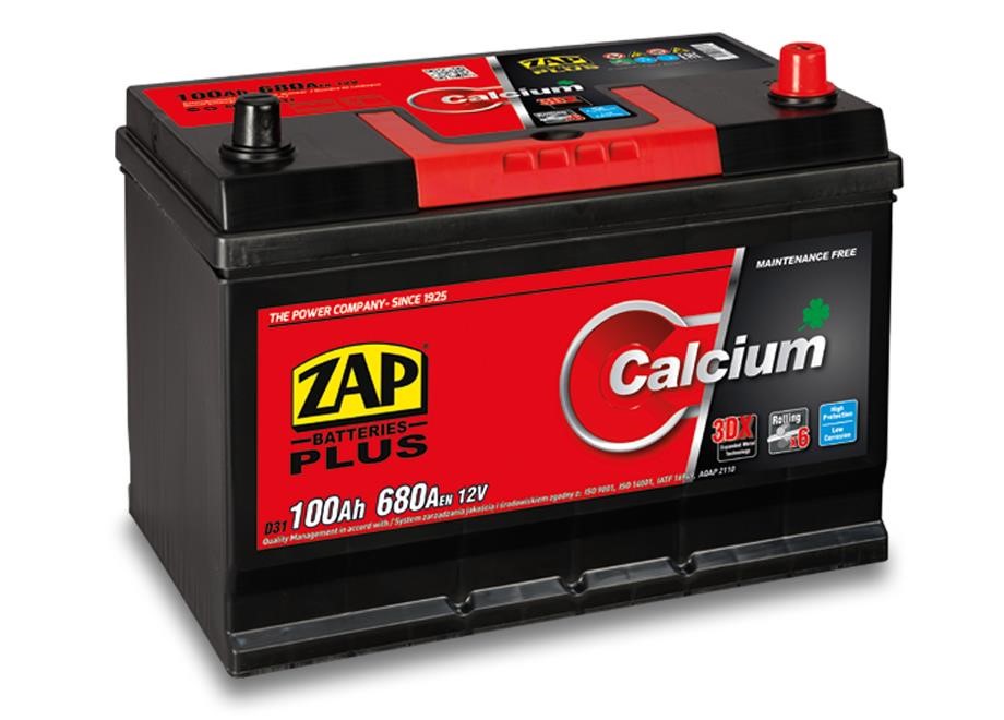 ZAP 600 32 Акумулятор ZAP Calcium Plus 12В 100Ач 680(EN) R+ 60032: Купити в Україні - Добра ціна на EXIST.UA!