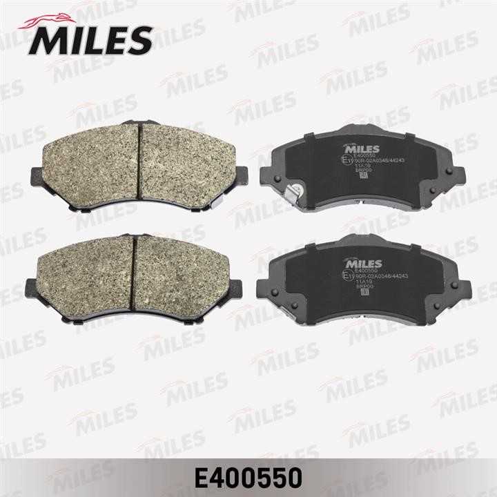 Miles E400550 Гальмівні колодки, комплект E400550: Купити в Україні - Добра ціна на EXIST.UA!
