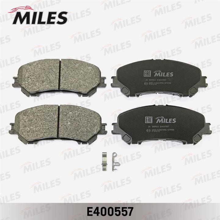 Miles E400557 Гальмівні колодки, комплект E400557: Купити в Україні - Добра ціна на EXIST.UA!