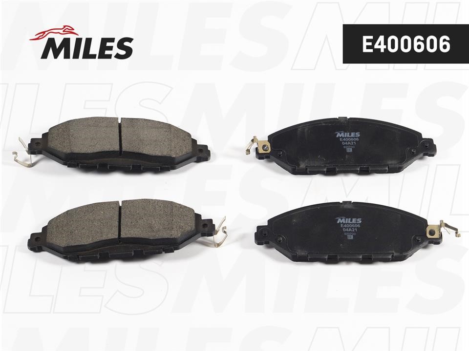 Miles E400606 Гальмівні колодки, комплект E400606: Купити в Україні - Добра ціна на EXIST.UA!