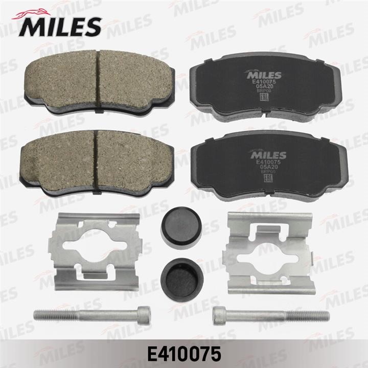 Miles E410075 Гальмівні колодки, комплект E410075: Купити в Україні - Добра ціна на EXIST.UA!