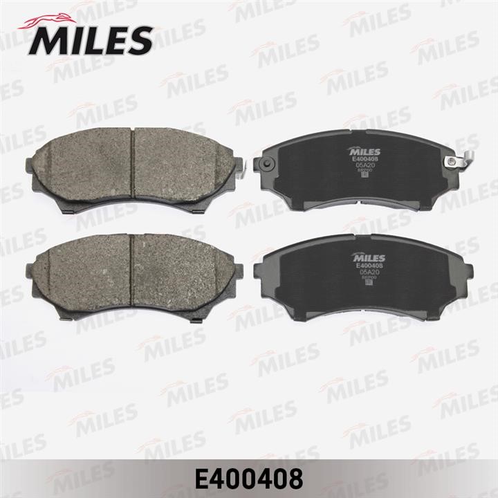 Miles E400408 Гальмівні колодки, комплект E400408: Купити в Україні - Добра ціна на EXIST.UA!