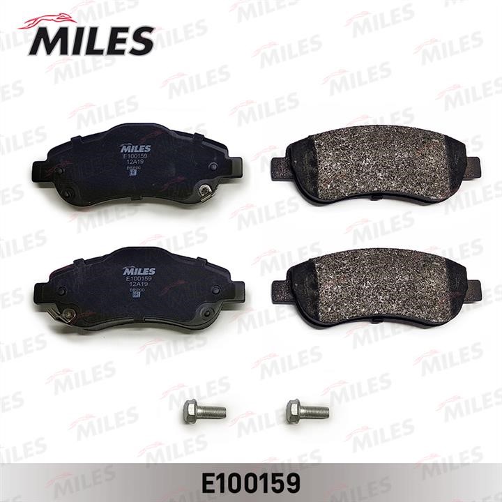 Miles E100159 Гальмівні колодки, комплект E100159: Купити в Україні - Добра ціна на EXIST.UA!
