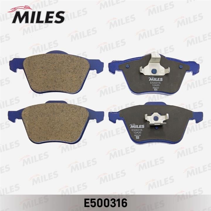 Miles E500316 Гальмівні колодки, комплект E500316: Купити в Україні - Добра ціна на EXIST.UA!