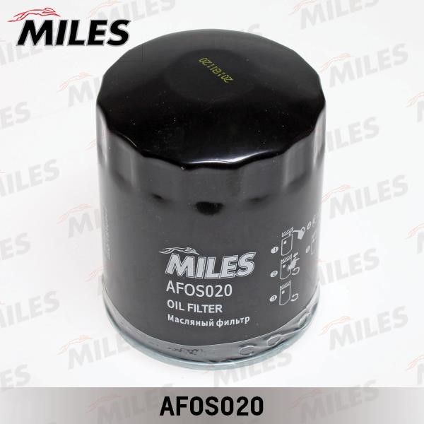 Miles AFOS020 Фільтр масляний AFOS020: Приваблива ціна - Купити в Україні на EXIST.UA!