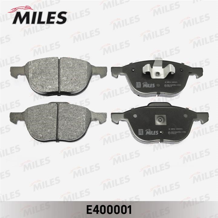 Miles E400001 Гальмівні колодки, комплект E400001: Купити в Україні - Добра ціна на EXIST.UA!