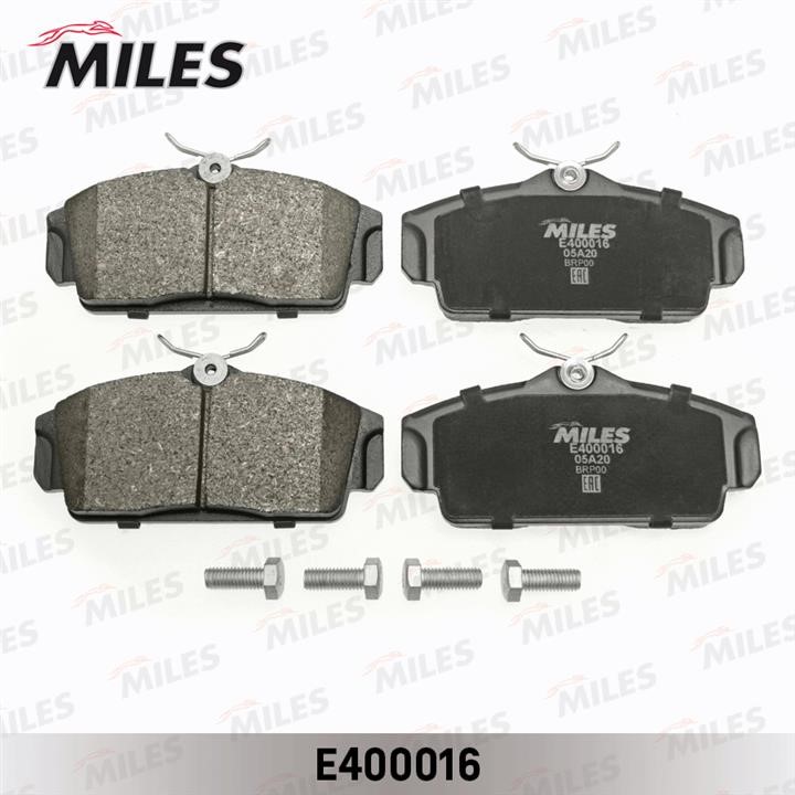 Miles E400016 Гальмівні колодки, комплект E400016: Купити в Україні - Добра ціна на EXIST.UA!