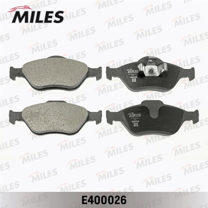 Miles E400026 Гальмівні колодки, комплект E400026: Купити в Україні - Добра ціна на EXIST.UA!