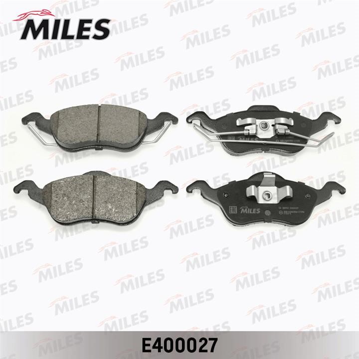 Miles E400027 Гальмівні колодки, комплект E400027: Купити в Україні - Добра ціна на EXIST.UA!