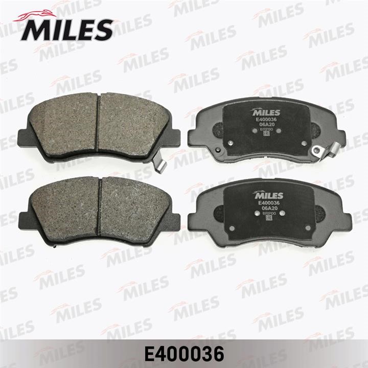Miles E400036 Гальмівні колодки, комплект E400036: Купити в Україні - Добра ціна на EXIST.UA!