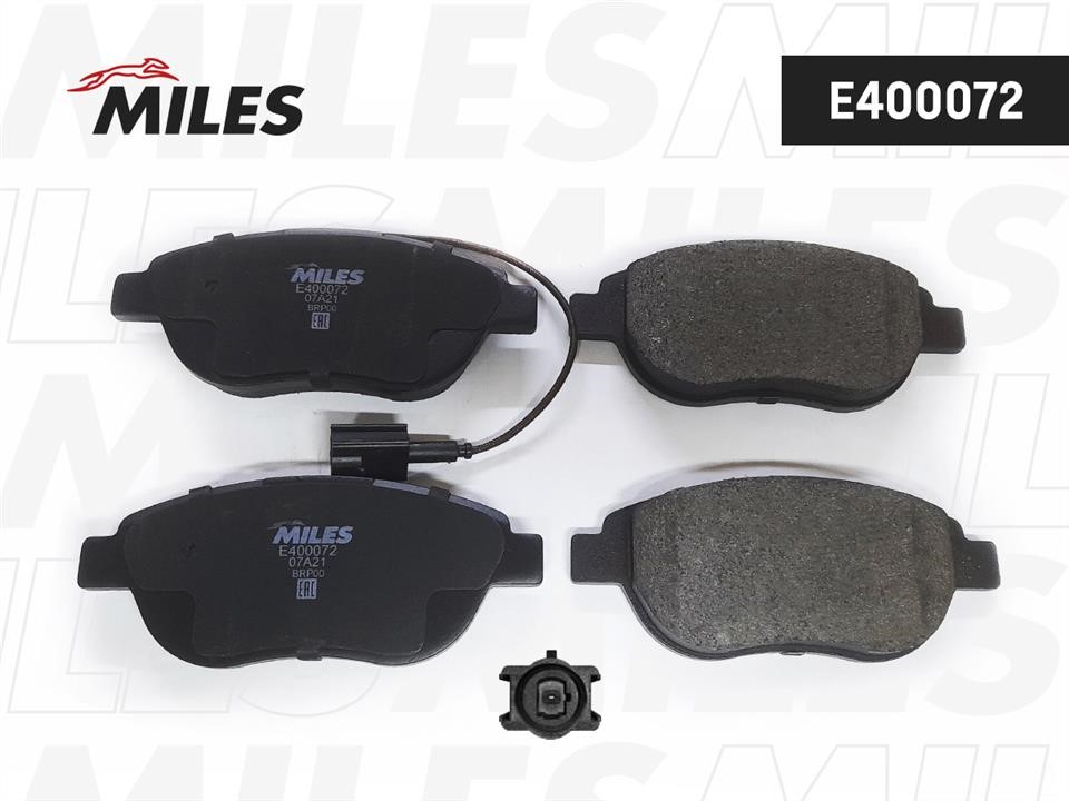 Miles E400072 Гальмівні колодки, комплект E400072: Купити в Україні - Добра ціна на EXIST.UA!