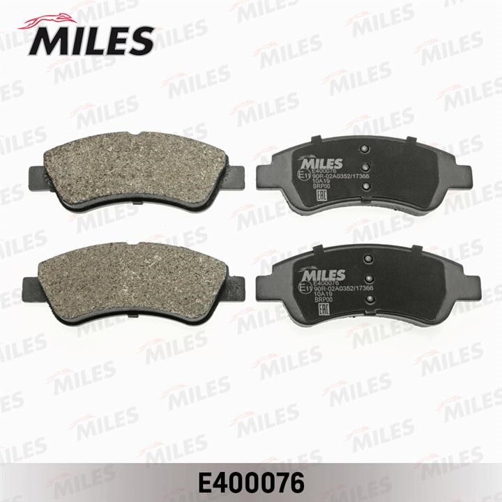 Miles E400076 Гальмівні колодки, комплект E400076: Купити в Україні - Добра ціна на EXIST.UA!