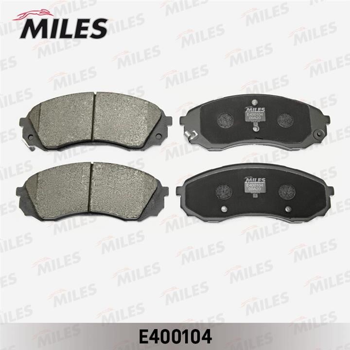 Miles E400104 Гальмівні колодки, комплект E400104: Купити в Україні - Добра ціна на EXIST.UA!