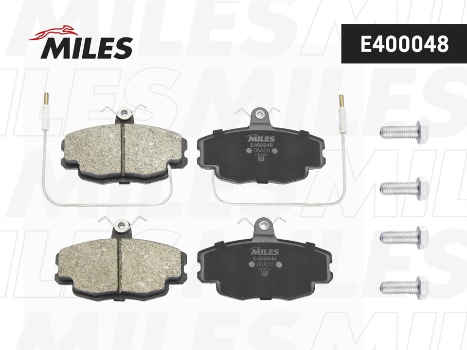 Miles E400048 Гальмівні колодки, комплект E400048: Купити в Україні - Добра ціна на EXIST.UA!