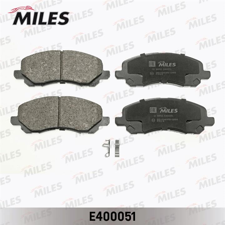 Miles E400051 Гальмівні колодки, комплект E400051: Купити в Україні - Добра ціна на EXIST.UA!
