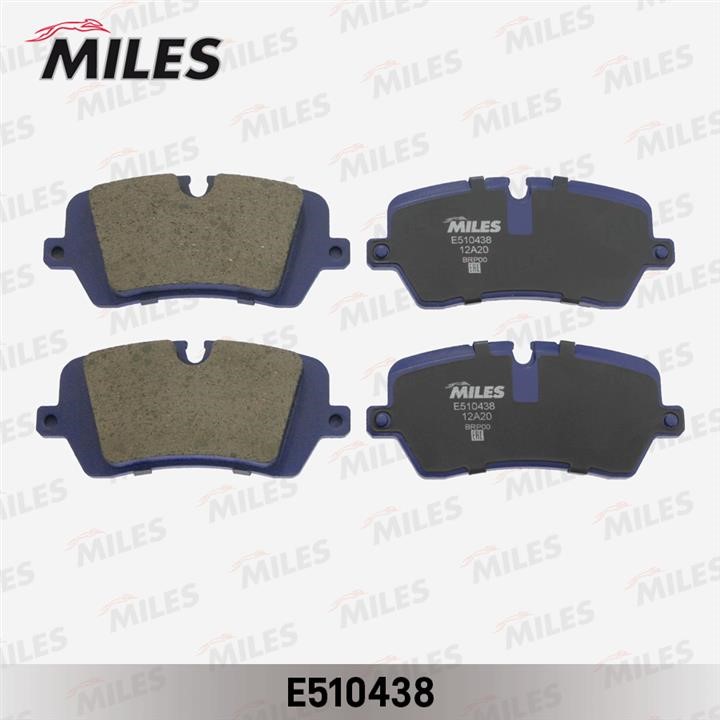 Miles E510438 Гальмівні колодки, комплект E510438: Купити в Україні - Добра ціна на EXIST.UA!