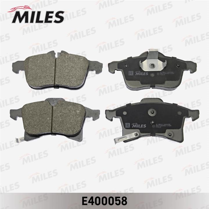 Miles E400058 Гальмівні колодки, комплект E400058: Купити в Україні - Добра ціна на EXIST.UA!
