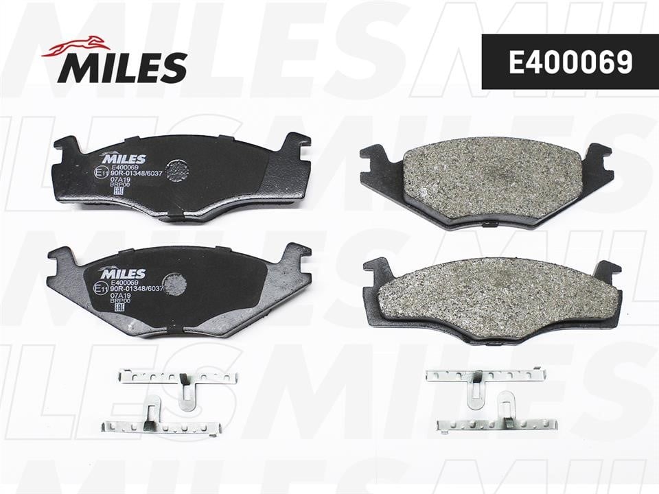 Miles E400069 Гальмівні колодки, комплект E400069: Купити в Україні - Добра ціна на EXIST.UA!