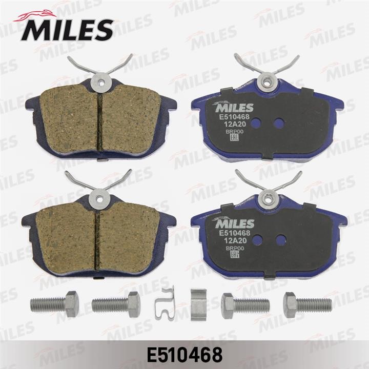 Miles E510468 Гальмівні колодки, комплект E510468: Купити в Україні - Добра ціна на EXIST.UA!