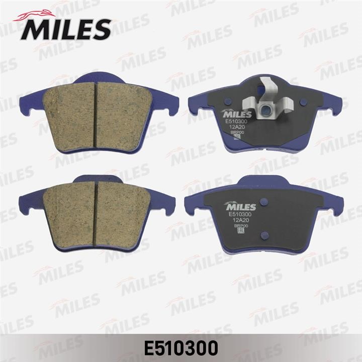 Miles E510300 Гальмівні колодки, комплект E510300: Купити в Україні - Добра ціна на EXIST.UA!