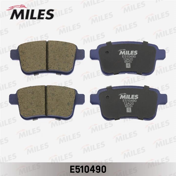 Miles E510490 Гальмівні колодки, комплект E510490: Купити в Україні - Добра ціна на EXIST.UA!