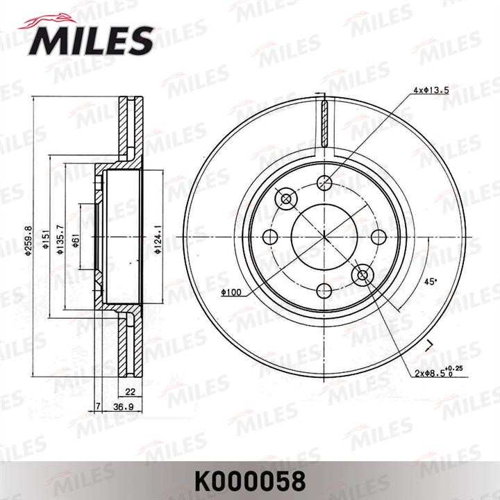 Купити Miles K000058 за низькою ціною в Україні!