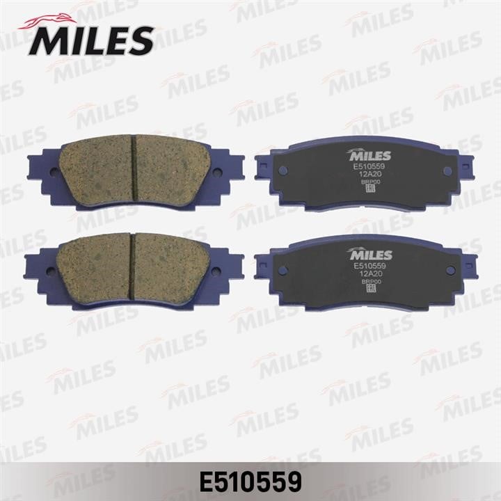 Miles E510559 Гальмівні колодки, комплект E510559: Купити в Україні - Добра ціна на EXIST.UA!