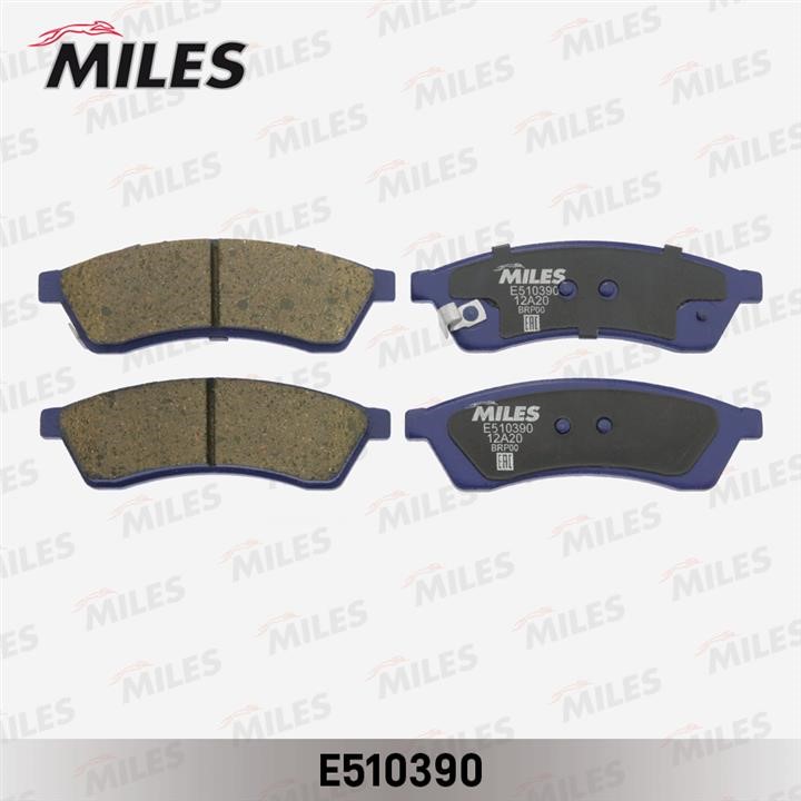 Miles E510390 Гальмівні колодки, комплект E510390: Купити в Україні - Добра ціна на EXIST.UA!