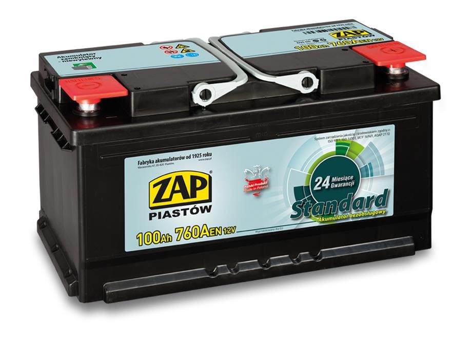 ZAP 600 60 Акумулятор ZAP Standard 12В 100Ач 760(EN) R+ 60060: Купити в Україні - Добра ціна на EXIST.UA!