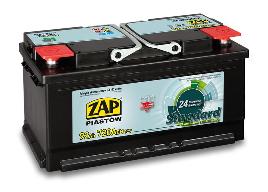 ZAP 592 60 Акумулятор ZAP Standard 12В 92Ач 720(EN) R+ 59260: Купити в Україні - Добра ціна на EXIST.UA!