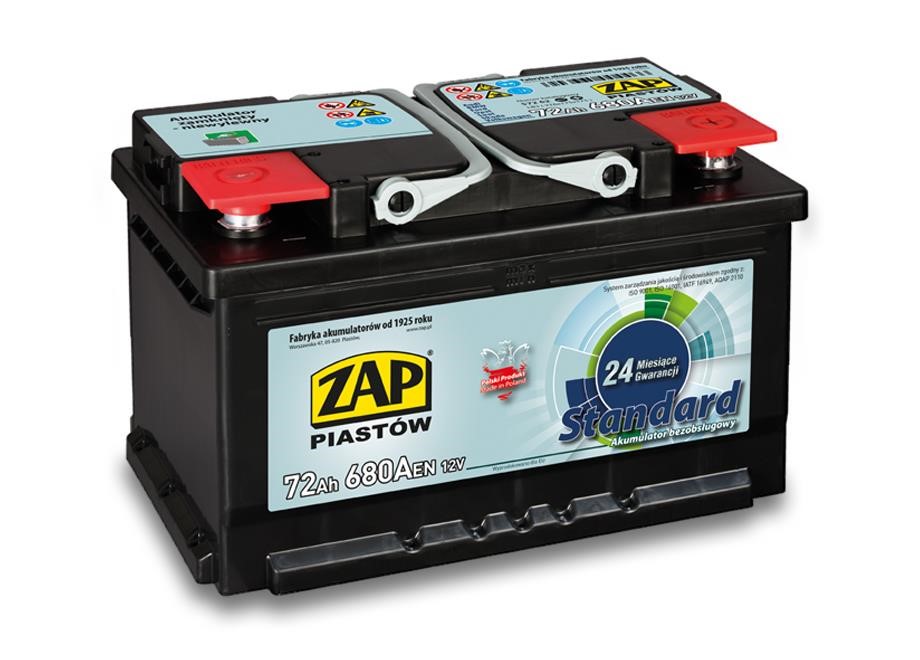 ZAP 572 62 Акумулятор ZAP Standard 12В 72Ач 680(EN) R+ 57262: Купити в Україні - Добра ціна на EXIST.UA!