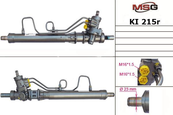 MSG Rebuilding KI215R Рульова рейка з ГПК відновлена KI215R: Купити в Україні - Добра ціна на EXIST.UA!