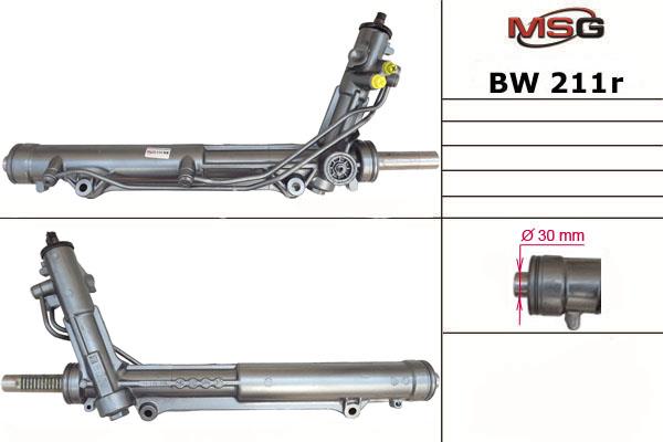 MSG Rebuilding BW211R Рульова рейка з ГПК відновлена BW211R: Купити в Україні - Добра ціна на EXIST.UA!